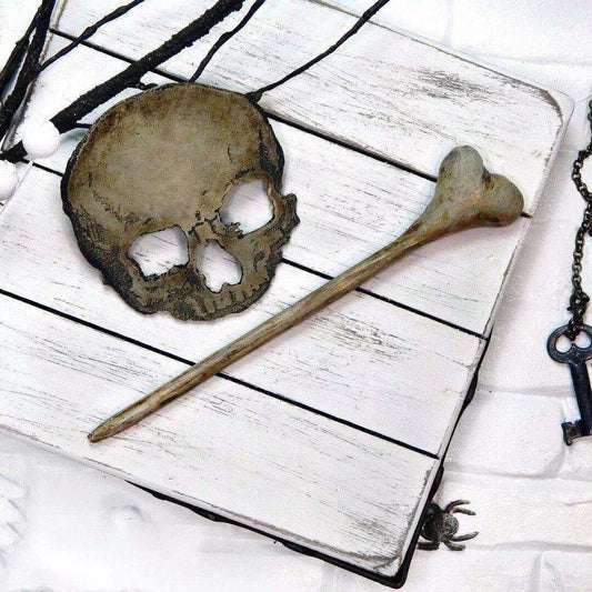 Women's Vintage Copper Skull Headband Handmade Jewelry