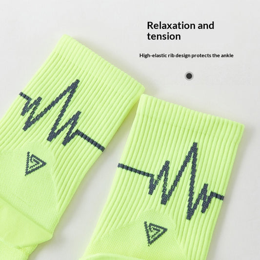 Sweat-wicking Training Running Socks Mid-calf Socks ECG