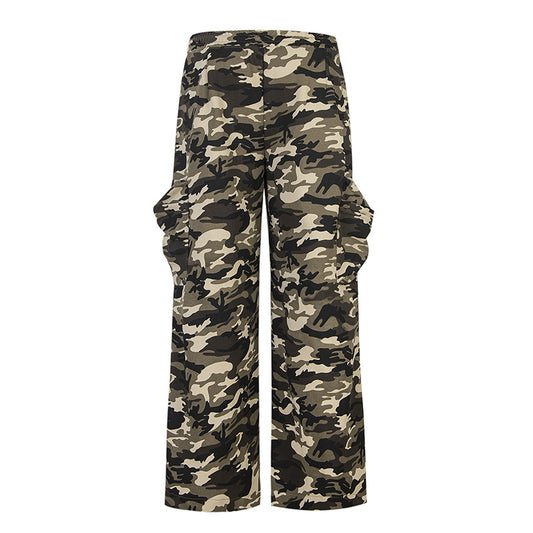 Sports Loose Camouflage Pants Women