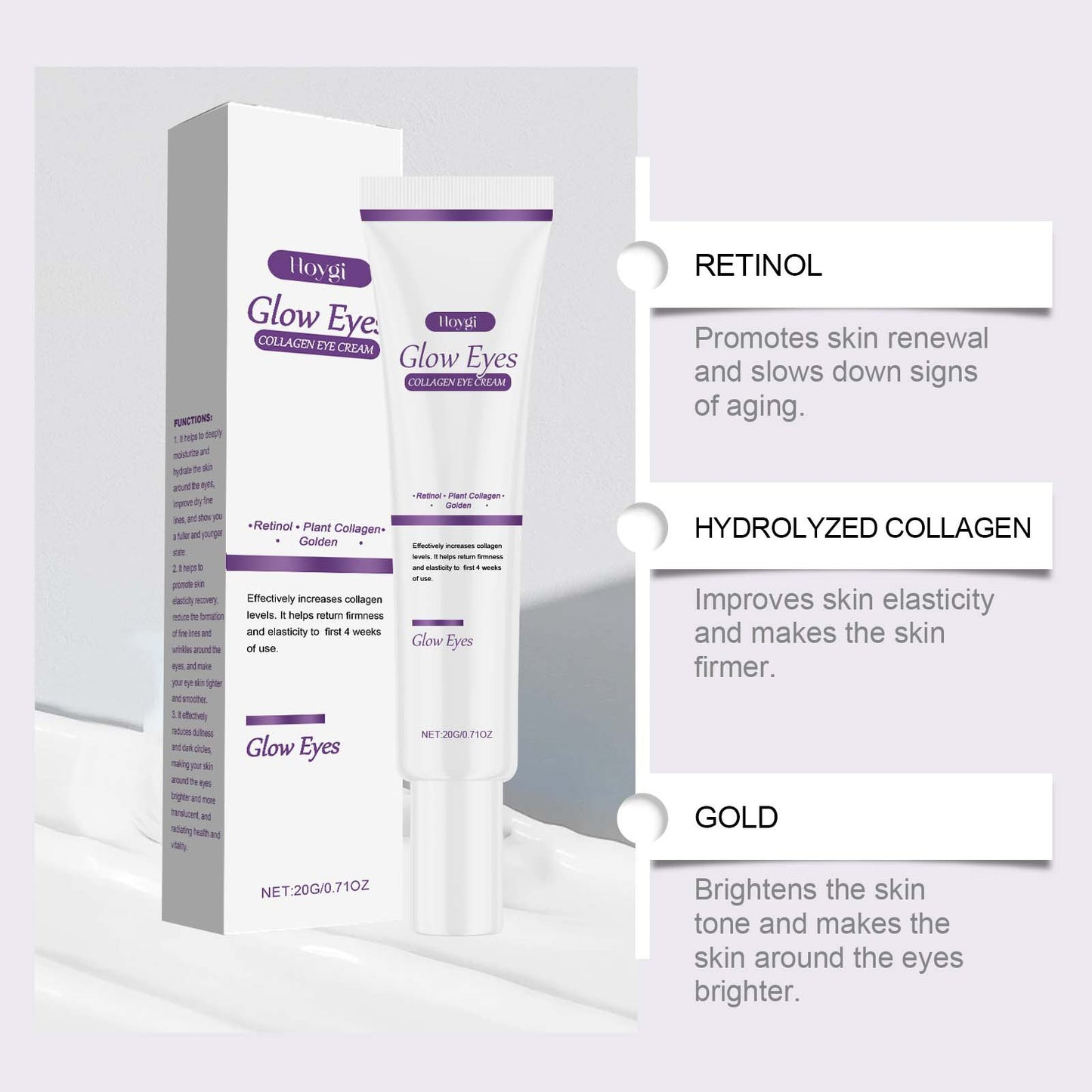 Firming Moisturizing Hydrating Eye Skin Gentle Care Nourishing Bright Eye Cream