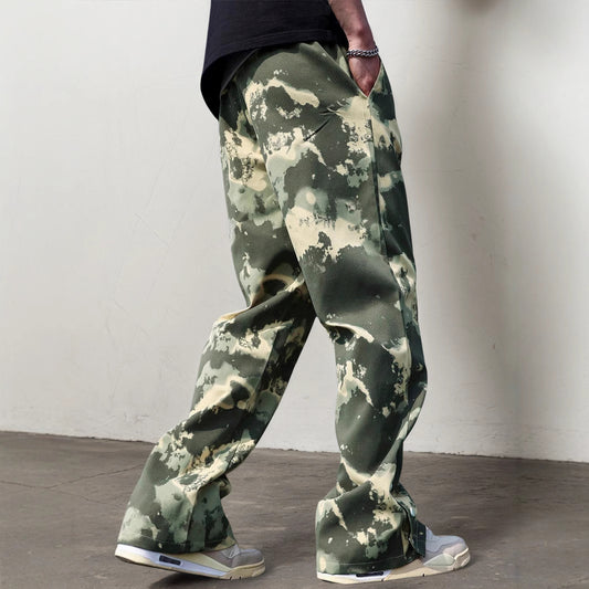Mens Camo Sweatpants In A Casual Street Style