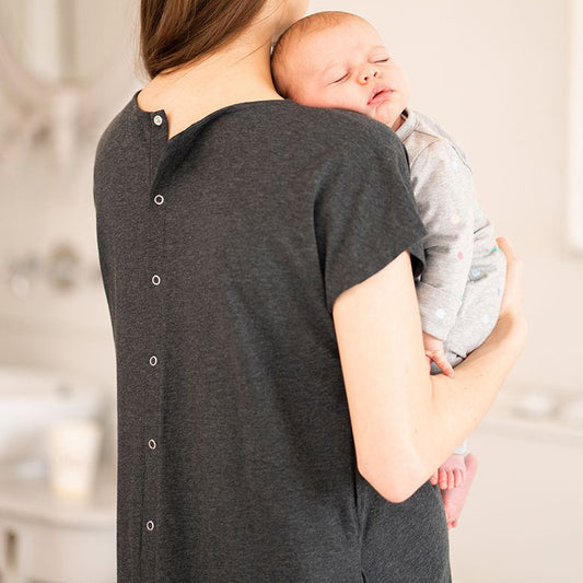 Pregnant Women Maternity Nursing Clothes Back Buckle Hospital