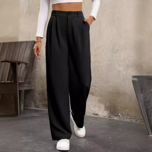 Temperament Commute High Waist Casual Suit Pants For Women