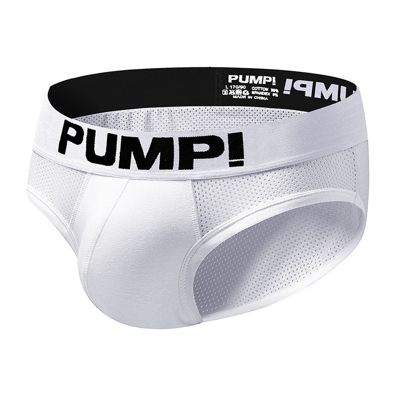 Black And White Briefs Men's Cotton Mesh Underwear