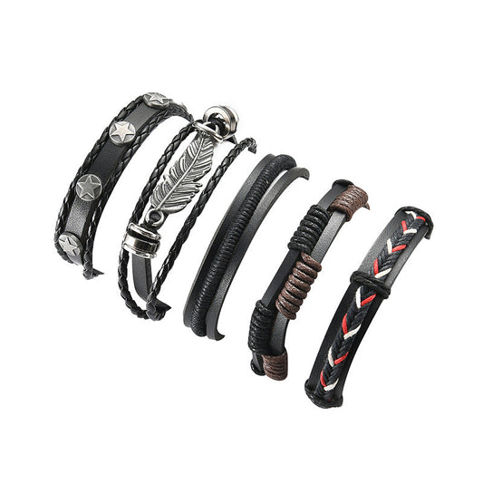 Multilayer Leather Bracelet For Men