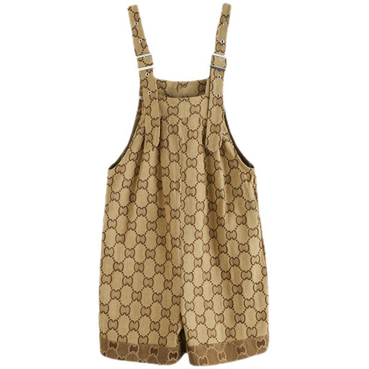 New Fashion Casual Color Strap Denim Shorts Women