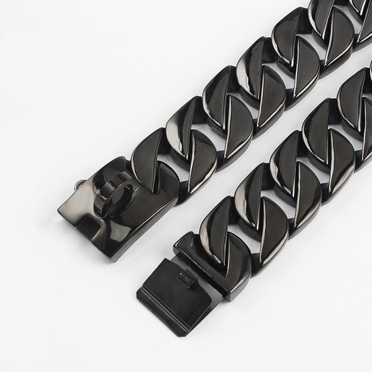 Pet Supplies Stainless Steel Casting Dog Chain Dog Necklace Bully Large Pet Collar