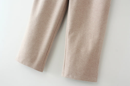Cropped pants plus size woolen harem pants