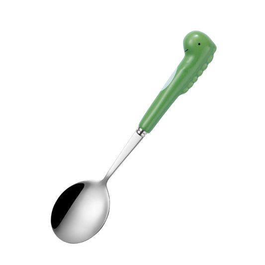 Stainless Steel Cartoon Cute Pet Tableware Spoon Fork Cute Children Household Eating Small Spoon