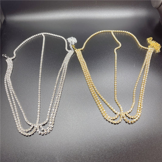 Multilayer Tassel Sexy Mask Chain Hair Accessories Bridal Wedding Jewelry Accessories