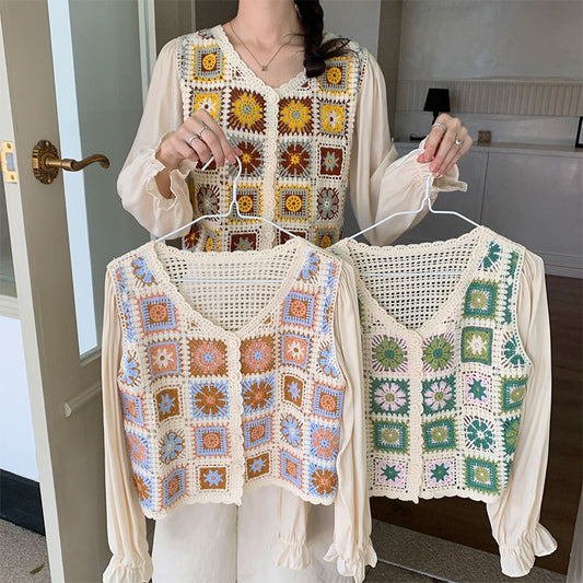 Hollowed Fashion College Style Blouse Women