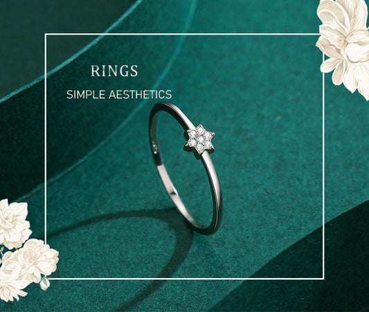 Micro Diamond Fine Ring Female Korean Fashion Net Red Jewelry Niche Design Mini Joint Tail Ring