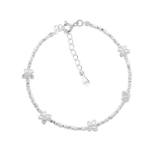 S925 Sterling Silver Bracelet Female Ins Fortune Valve Gold Light Luxury