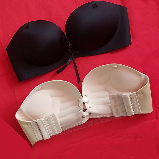 Strapless and underwire invisible bra