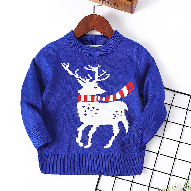Children's knitwear base sweater