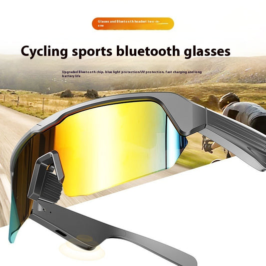 Smart Bluetooth Glasses Windproof Sunglasses Fashion Riding Audio Call Sunglasses