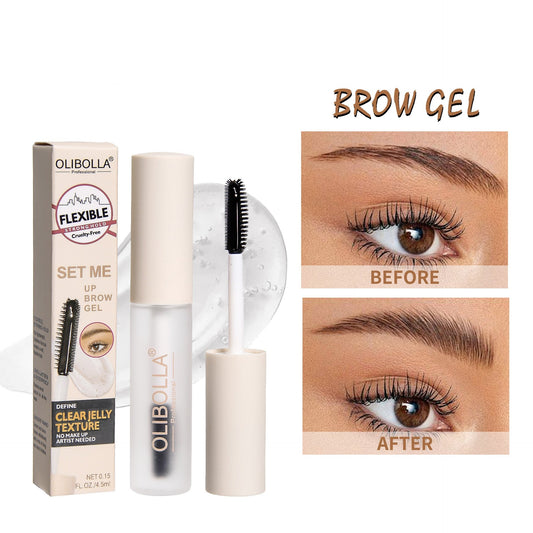 Transparent Shaping Eyebrow Gel Waterproof, Durable And Anti Smearing Cosmetics