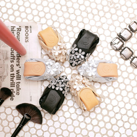 Flower Decoration Soft Sole Slip-on Shoes