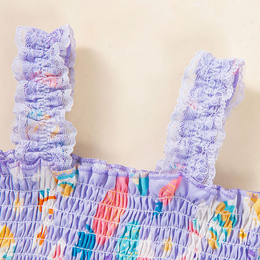 Easter Girls' Jumpsuit Toddler Party Clothing