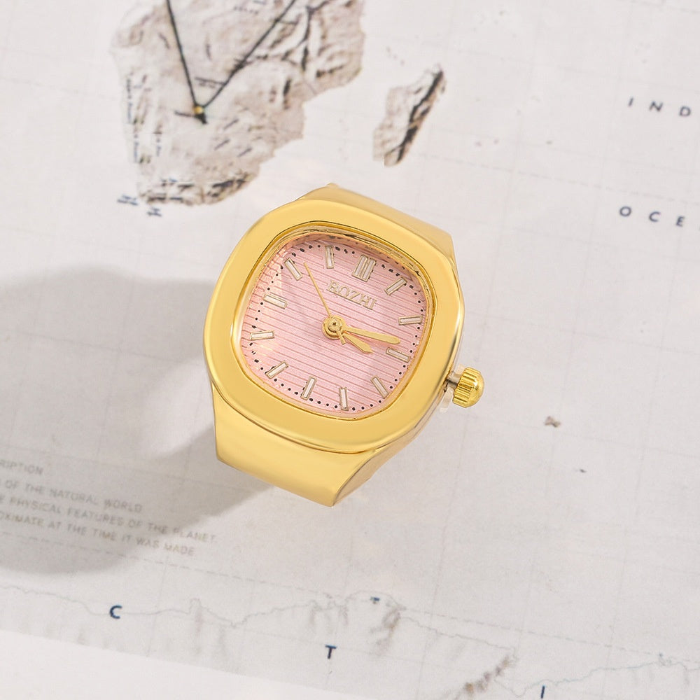 Sale Square Ring Watch Popular Models Can See The Time