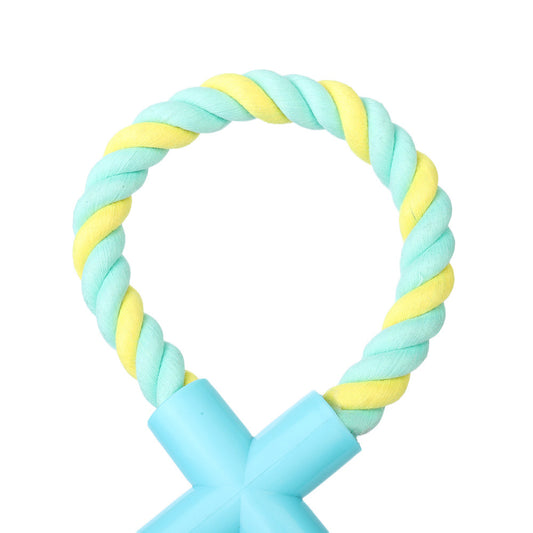 Stuffed with snacks leaking food bite-resistant rubber dog toy