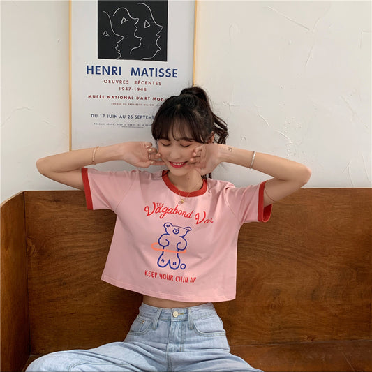 Couples wear bottoming shirt tops