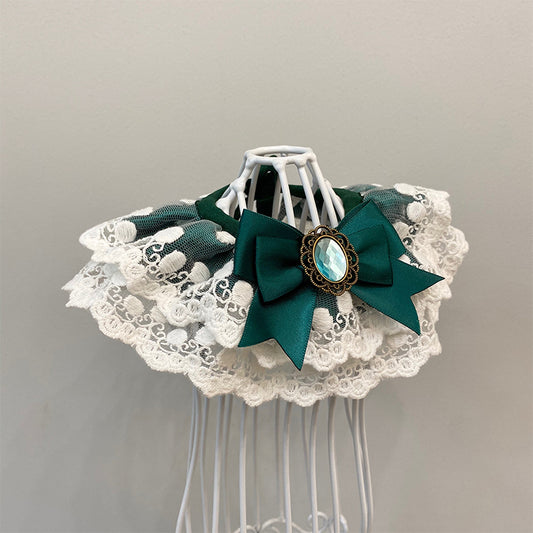 Cat Dog Scarf Saliva Towel Pet Bib Princess Style Cute Jewelry