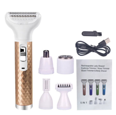 Portable Electric Razor For Women Body Nose Hair Trimmer Face Shavers Eyebrow Legs Armpit Bikini Hair Remover Women Epilator