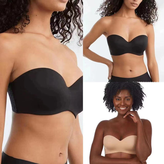 Women's Strapless Invisible Plus Size Bra