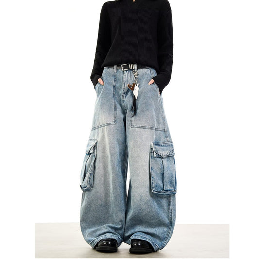 Ruggedly Cool Vintage Workwear Denim Jeans