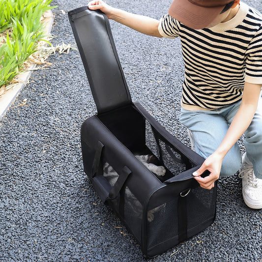 Dog Cat Carriers Bags Car Portable Transport Pet Bag Cage Portable Pet Foldable Outgoing Travel Breathable Pets Handbag