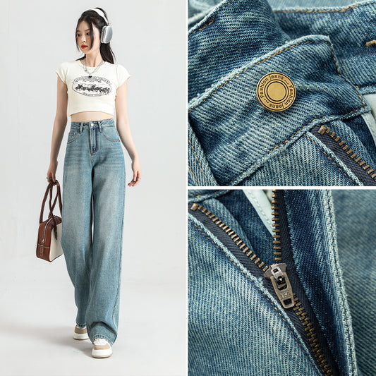 Fashionable Narrow Wide-leg Jeans For Women