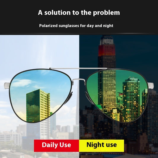 Day And Night Polarized Sunglasses Night Vision Glasses