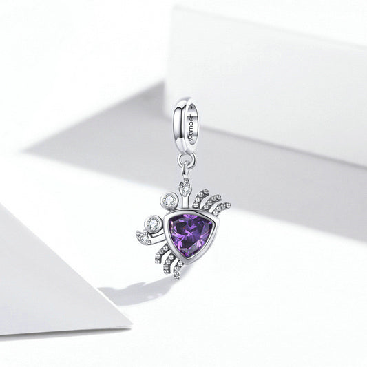 Purple Zircon Marine Biological Pendant Accessories