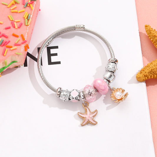 Stainless Steel Silver Bracelet For Women Fashionable