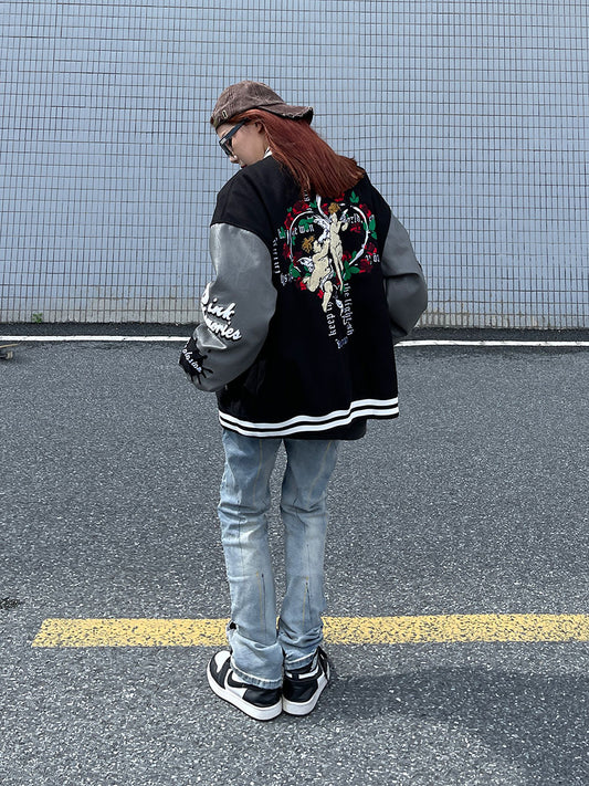 Original Retro PU Leather High Street Jacket For Men And Women