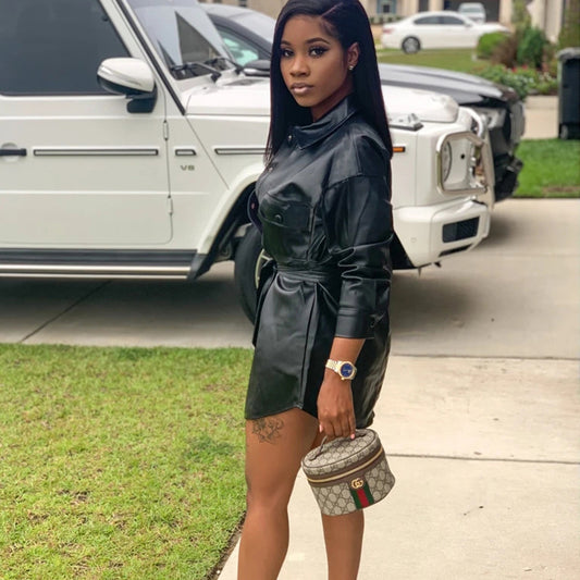 New Sexy Fashion Ladies Jacket Thickened Slim Long Sleeves With Belt