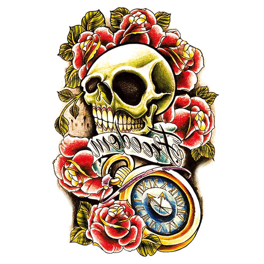 Color tattoo sticker flower arm tattoo sticker