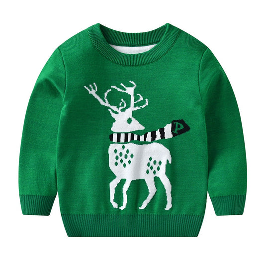 Children's knitwear base sweater