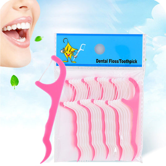 Oral Care Flossing Toothpicks