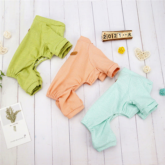 Thin VIP Bichon Small Dog Cat Homewear Pajamas