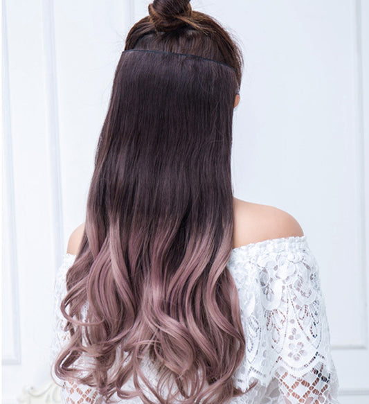 Big wave one piece wig hair piece