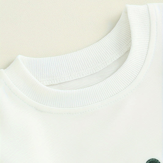 Toddler Baby Boy Clothes 'Mama's Boy' Print Long Sleeve Sweatshirt Tops Trousers Set Casual Cute Outfit