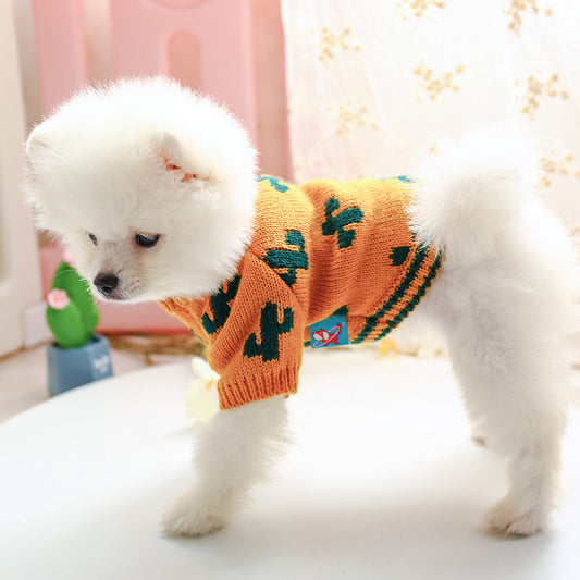 Autumn And Winter Sweater Warm Thick Pet Clothing