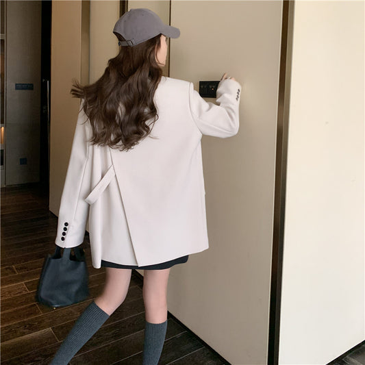 Casual Loose Fitting Suit Jacket For Women