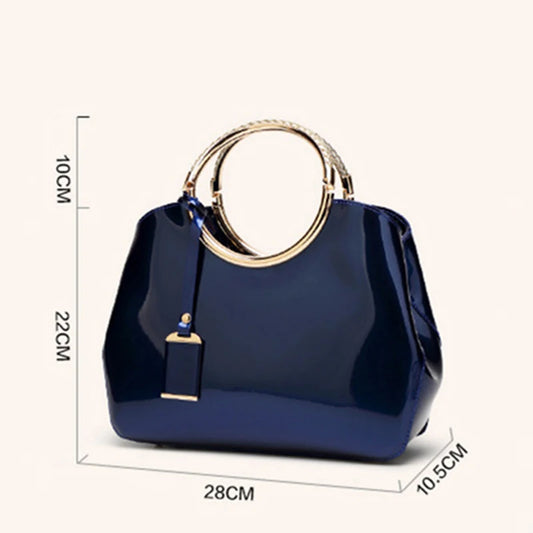 Brand Women Bag High Quality Women Handbags Patent Leather Ladies Cross Body Messenger Shoulder Bags Bolsa Feminina