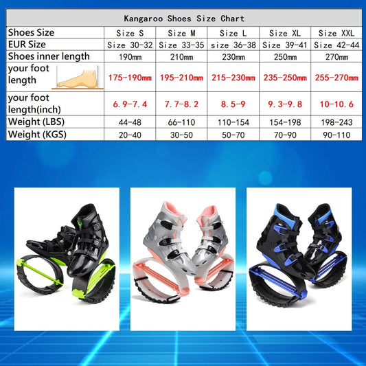 Original Kangaroo Fitness Jumping Shoes, Slimming Bouncing Sport Fitness Shoes, Saltar Toning Shoes, Women Men Wedge Sneaker