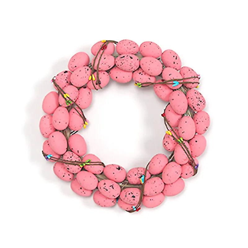 Easter Garland Creative Easter Egg Element Wreath Window Door Garden Gate Decorative Hanging Holiday Party Decor Door Sign
