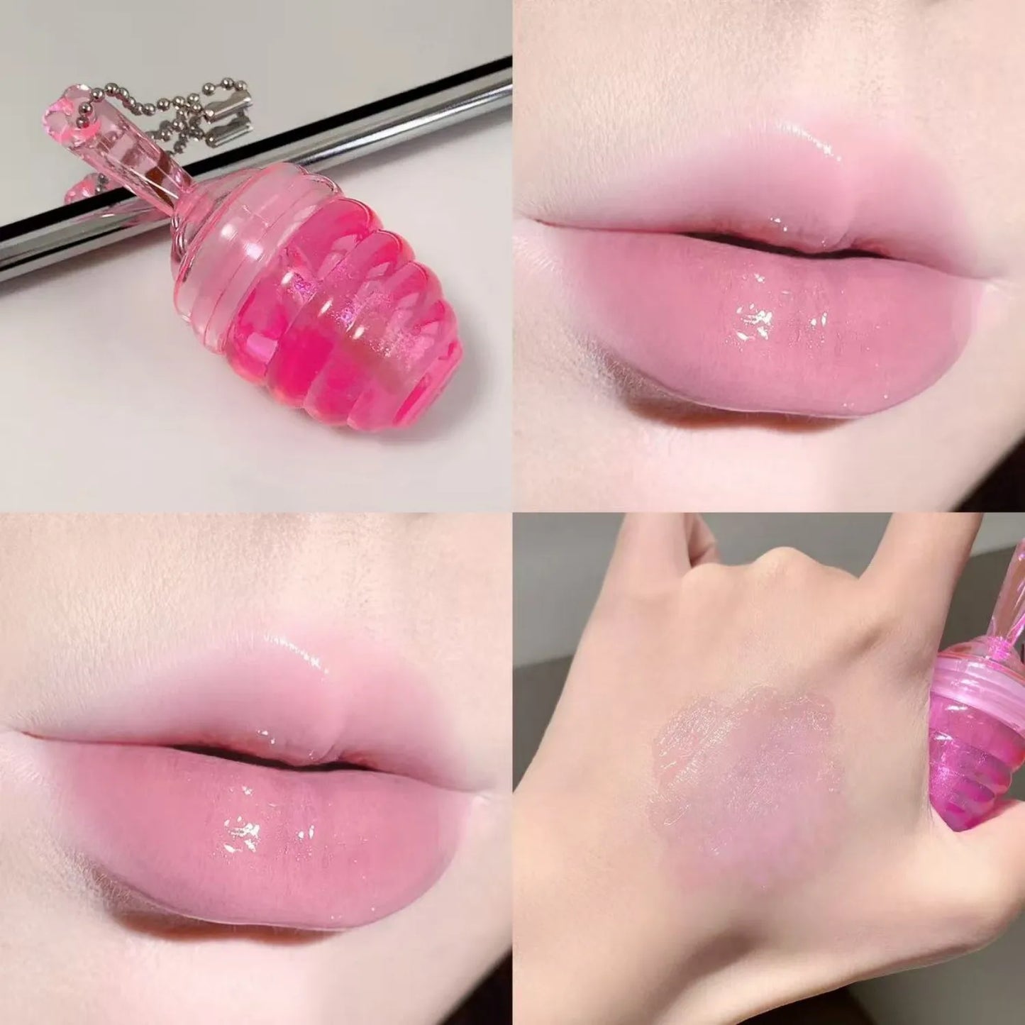 SHAQINUO Moisturizing Lip Balm Lip Oil Gloss Lip Care Benetitnt For Lips Plumping Non-sticky Exfoliating Plumping Gloss Oil