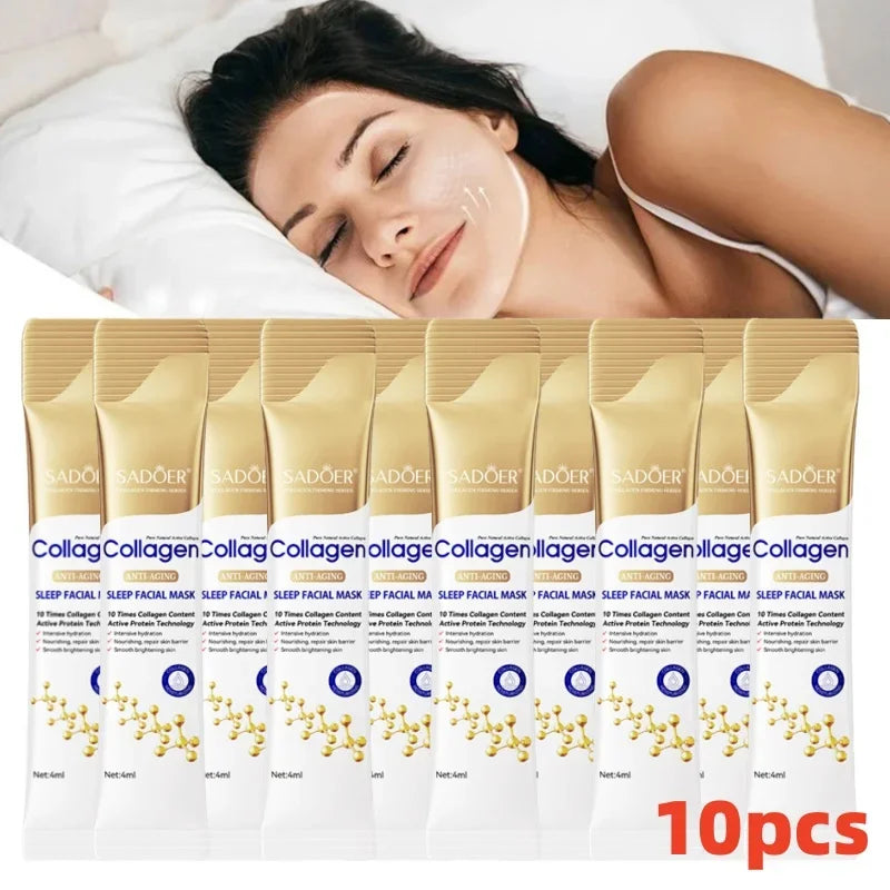 Collagen Sleeping Facial Masks Face skincare Moisturizing Brightening Firming Hydrating Face Mask Facial Skin Care